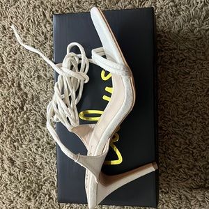 heels. Size 10. Cream color